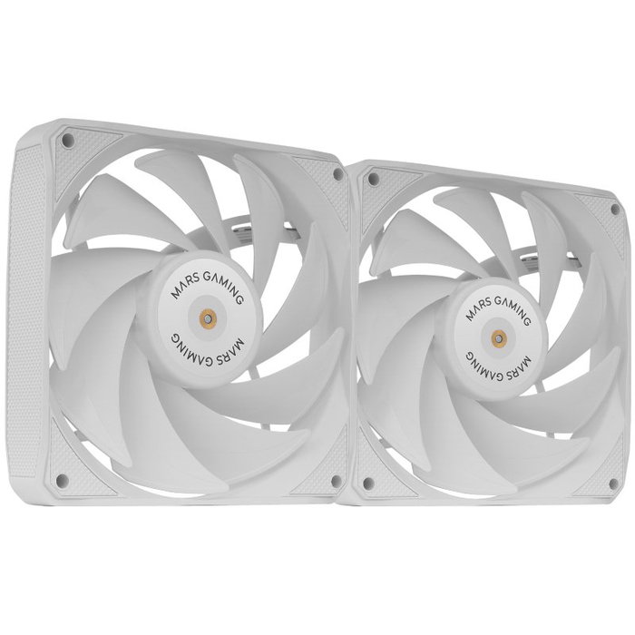Mars Gaming Pack 2 Ventiladores MF-NCLX2W 12 cm Blanco Mars Gaming Pack 2 Ventiladores MF-NCLX2W 12 cm Blanco
